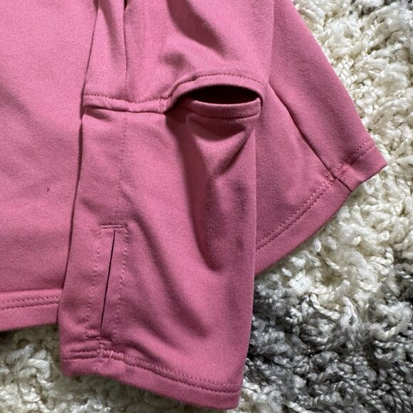 Under Armour Gray/pink Pullover Size SM Heat Gear 1/4 Zip‎ 100% Polyester - Picture 2 of 8